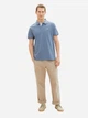 Поло длинное мужское Tom Tailor 1031006-10441 3XL Gravel Grey (4067672408264) - изображение 3
