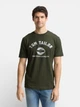 Футболка хлопковая длинная мужская Tom Tailor 1037735-10920 3XL Deep Forest Green с принтом (4069402765074) - изображение 1