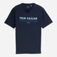 Футболка хлопковая длинная мужская Tom Tailor 1050136-10668 S Sky Captain Blue с принтом (4069403121121) - изображение 5