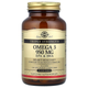 Рыбий жир SOLGAR "Omega 3 EPA & DHA" жирные кислоты омега-3 для здоровья сердца, ЭПК и ДГК, тройная сила, 950 мг в 1 капсуле (50 гелевых капсул) - изображение 1