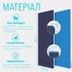 Коврик для йоги EasyFit TPE+TC ( Eco Friendly) 6 мм синий с голубым + чехол (двухслойный спортивный каремат, мат для фитнеса, пилатеса) - изображение 5