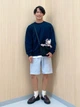 Шорты мужские UNIQLO 797342731 2XL Синие/Белые (1159855666) - изображение 6