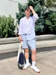 Шорты мужские UNIQLO 797342731 3XL Синие/Белые (1159854616) - изображение 8