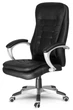 Fotel biurowy Sofotel 322-BLACK Czarny (5902596153687) - obraz 1