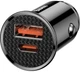 Зарядний пристрій Baseus Circular Plastic USB, Type-C PD3.0, QC4.0, black (CCALL-YS01) - изображение 3