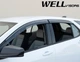 Дефлектори вікон вітровики Chevrolet Equinox 18- з хром молдингом нерж WELLVISORS Шевроле Еквінокс WT0038457 - зображення 4