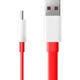 Кабель OnePlus Type-A to Type-C cable SuperVooc 10A (1m) Red - зображення 2