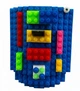 Кухоль-конструктор No Brand Build-On Brick Mug 350 мл Синій (2104619136) - зображення 1