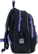 Рюкзак школьный Kite 771S для девочки Черный 36x25x12см 12 л легкий Ортопедический 1-4 класс спинка Ergo Kids (K26-771S-2) - изображение 5