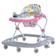 Детские ходунки EL CAMINO Ju-ME 1215 SIMPLY Pink, восемь силиконовых колес, музыкальная панель, стопор, регулировка высоты, Розовый - изображение 5