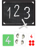 Edukacyjna gra Clementoni Montessori Cyfry 4-6 lat 1024-63221 (8005125632213) - obraz 3