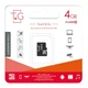 Карта памяти microSDHC T&G (UHS-1) 4GBSD class 10 (без адаптера) (050y) - изображение 3