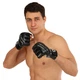 Перчатки для смешанных единоборств кожаные для тренировок MMA Hard Touch 5237 размер XL Black - изображение 5
