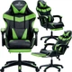 Кресло геймерское DIEGO Phantom RS Black-Green - изображение 1