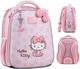 Рюкзак школьный Kite 555S Hello Kitty для девочки Розовый 36.5x27x15.5см 14 л Ортопедический каркасный 1-4 класс (HK26-555S-2) - изображение 1
