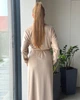 Женский велюровый халат макси Капучино Maybel 2XL/3XL 222 (4048_3) - изображение 6