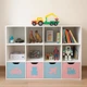 Стеллаж для игрушек и книг на 12 ячеек Gap ST12 Pink-Blue 2 - изображение 1