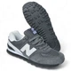 Женские кроссовки повседневные NB 574 Classic Grey White 37 (23,5 см) Серый - изображение 8