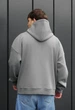Худі Staff gray oversize fleece XXL - изображение 2
