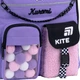 Рюкзак школьный Kite 584M Kuromi для девочки Фиолетовый 39.5x29x13см 13 л легкий Ортопедический 1-4 класс Ergo Kids (HK26-584M) - изображение 18