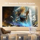 STARATLAS Проектор 1080P Full HD, 650 ANSI, Android 13, WiFi 5G, Bluetooth, підтримка 4K, Auto Keystone, Zoom 50% | Домашній Smart - зображення 9