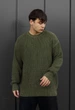 В'язаний свитер Staff jk khaki oversize M - зображення 1