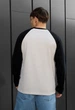 Лонгслів Staff su reglan light gray & black XL - изображение 2