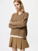Пуловер женский Uniqlo 29213404 L Коричневый (1159854976) - изображение 1