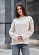 Жіночий светр Staff oli light beige oversize M-L - изображение 3
