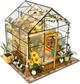 Конструктор 3D DIY Румбокс Теплиця "Панорамна Оранжерея CUTE ROOM "Sunshine Flower House "PC2306" - зображення 1