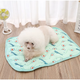Літня охолоджуюча підстилка для котів Derby Ice Silk Material Summer Pet Cooling Mat Avocado, 50х60 см - зображення 2