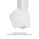 Вытяжка декоративная наклонная WEILOR AURA WDS 53 WHITE - изображение 2