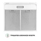 Вытяжка плоская PERFELLI PL 6144 W LED - изображение 7