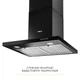 Витяжка декоративна Т-подібна WEILOR MIST WTX 68 BLACK - зображення 3