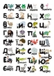 Дитяча навчальна гра з багаторазовими наклейками "ZOO Абетка" (КП-005) KP-005 укр. мовою - изображение 2