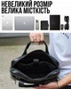 Мужской портфель 38х28х8, сумка для ноутбука и документов, черный цвет - изображение 4