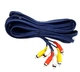 Кабель 3 RCA-3 RCA 10 м упаковочный переходник - изображение 4