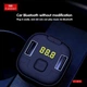FM трансмиттер Bluetooth 5.0 для автомобиля с зарядным устройством 3.1A поддержка MP3 USB Micro SD черный - изображение 6
