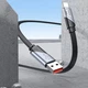 Кабель HOCO U119 USB для Type-C 5A, 1.2m, нілон, алюмінієві connectors, Black (6942007605007) (19760) - зображення 5