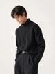 Свитер теплый на молнии мужской Uniqlo 398910112 2XL Черный (1159855133) - изображение 1