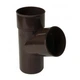 Трійник труби ринви 67-30 Nicoll 25 (D-80мм) коричневий BR16GTМ - изображение 1