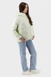 Жіночий прямий пуховик casual з качиним пухом та капюшоном Basic (м'ята, L), 116906, 116854 - изображение 3