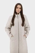 Жіноча тонка куртка casual з втачним рукавом та качиним пухом Snow Owl (молочний, M), 117007, 116978 - изображение 2