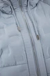 Жіноча куртка casual з біопухом і капюшоном на блискавці Snow Owl (блакитний, M), 117054, 116984 - зображення 5