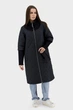 Жіноча тонка куртка casual з втачним рукавом та качиним пухом Snow Owl (чорний, M), 117012, 116978 - изображение 1