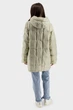 Жіноча осіння куртка casual з біопухом і капюшоном Snow Owl (оливковий, XL), 117034, 116977 - изображение 4