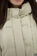 Жіноча осіння куртка casual з біопухом і капюшоном Snow Owl (оливковий, XL), 117034, 116977 - изображение 5