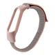 Ремінець для Xiaomi Mi Band 3/4/5/6/7 Nylon Pink/Grey - изображение 1