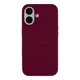 Чохол Premium Silicone Case Full Size (AA) для iPhone 16 42.Maroon - изображение 1