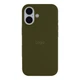 Чохол Premium Silicone Case Full Size (AA) для iPhone 16 Plus 45.Army Green - изображение 1
